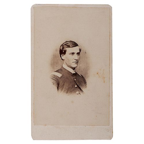 CDV of Lieutenant Daniel H. Powers, 6th Michigan Cavalry, POW Trevilian Station