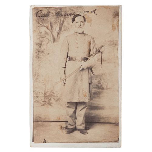 CDV of Colonel James Crawford, 21st Alabama Infantry, by Stanton, Mobile