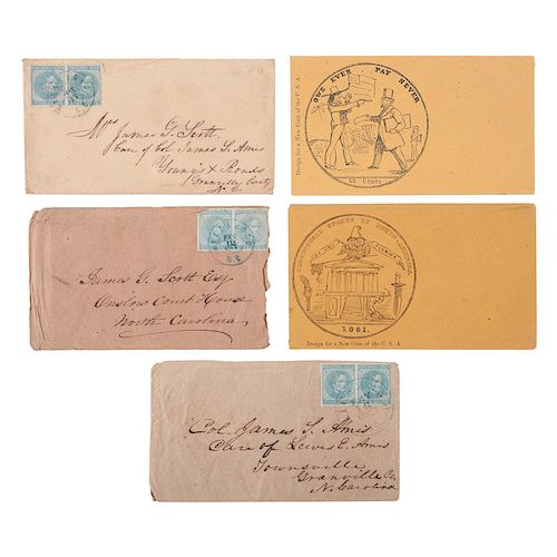 Confederate Postal Covers, Plus