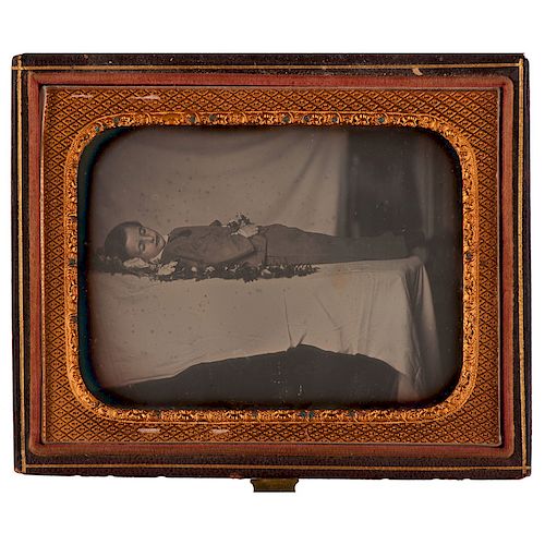 Three Postmortem Daguerreotypes Believed to Be of Same Young Boy