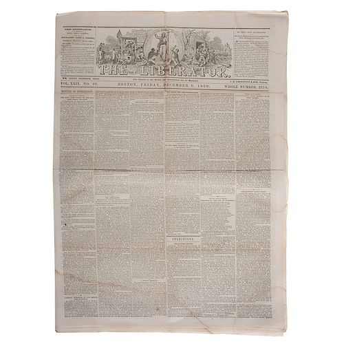 John Brown's Raid, Trial, and Hanging Reported in The Liberator