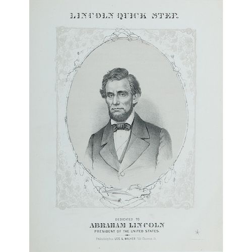 Illustrated Abraham Lincoln Sheet Music, Group of Three