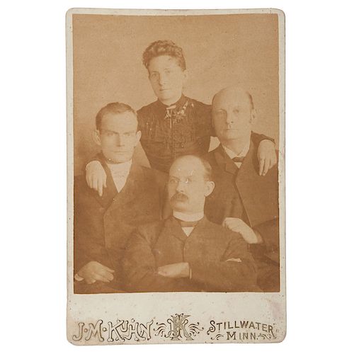 Younger Family, Stillwater, Minnesota, Prison Cabinet Photograph