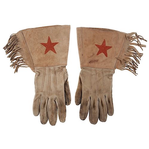 W.F. Doc Carver, Pair of Leather Gauntlets