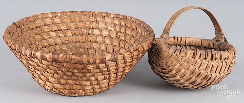 Pennsylvania rye straw basket