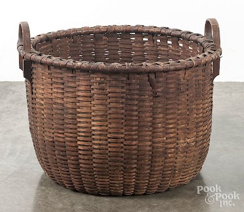 Split oak field basket