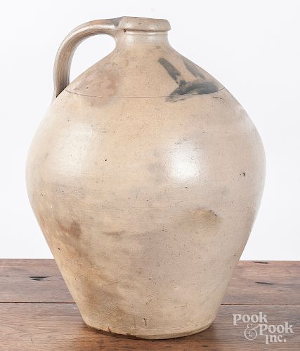 New England ovoid stoneware jug