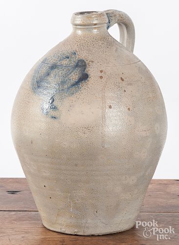 New England ovoid stoneware jug