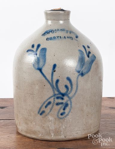 New York stoneware jug