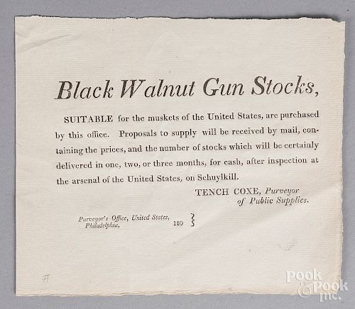 Military ordinance for Black Walnut Gun stocks