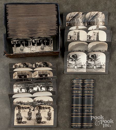 Group of stereoview cards