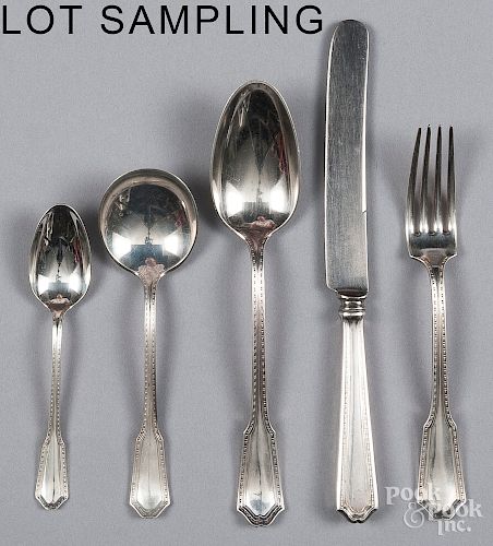 Gorham sterling silver flatware service