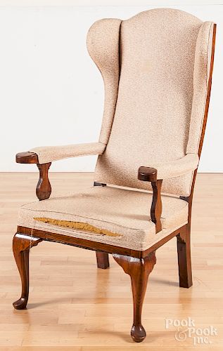 Rare Pennsylvania Moravian Queen Anne armchair