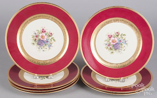 Seven Rosenthal porcelain plates