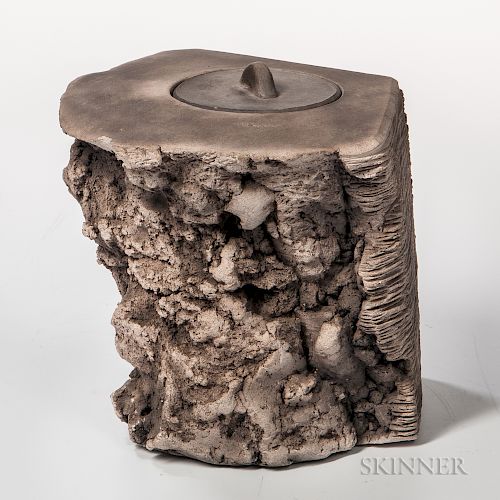 Rob Sieminski Art Pottery Ochre Jar