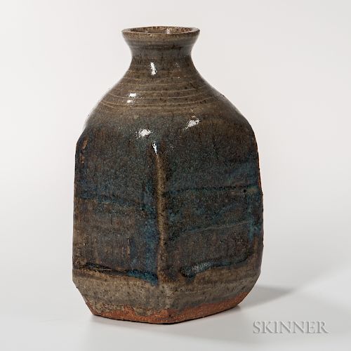 Teruo Hara (1929-1985) Studio Pottery Bottle