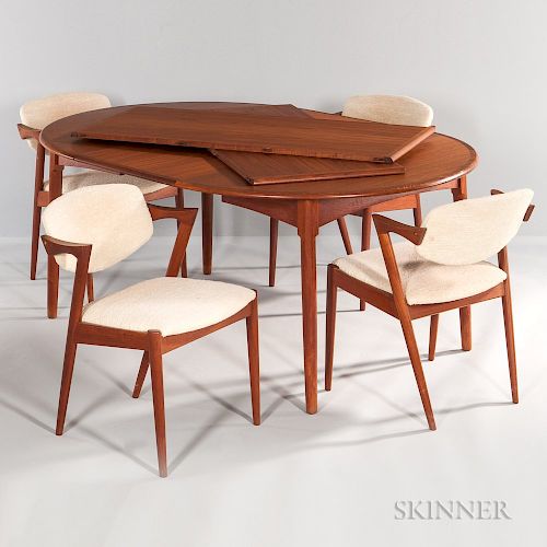 Mobelintarsia Dining Table and Chairs