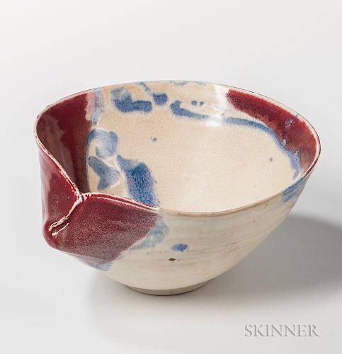 Makoto Yabe (1947-2005) Studio Pottery Bowl