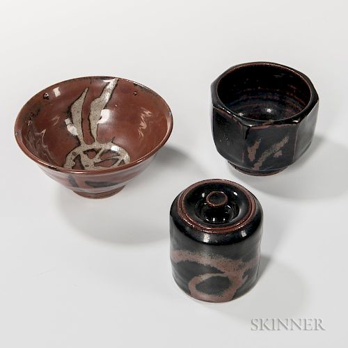 Three Studio Pottery Items, Including Work by Warren MacKenzie