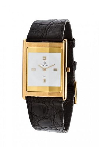An 18 Karat Yellow Gold Delirium Wristwatch, Concord,