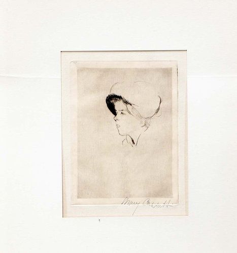 Cassatt,      Mary,   American 1844-1926,"Portrait of Susan" ,B-50