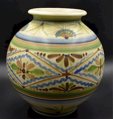 Signed Weller pottery vase