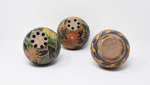 3 Cathra-Anne Barker vases