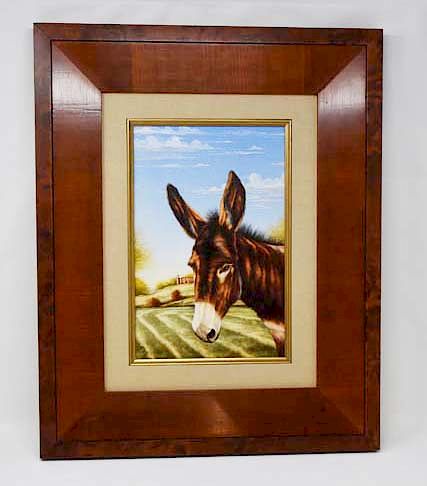 William Haskell Oil Painting of a Donkey