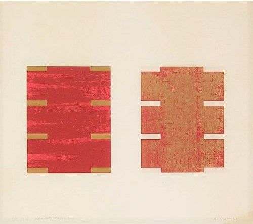 One and One III Limited Edition print by Gordon Hart in 1981