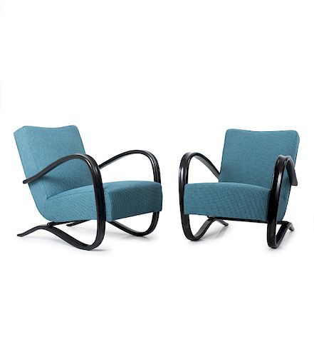 Two 'H 269' easy chairs, 1930s / 1940s 