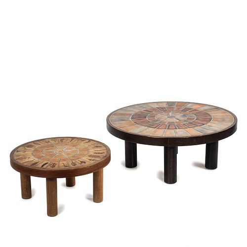 Two 'Garrigue' side tables, c. 1955