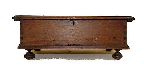 1740 Pennsylvania Queen Anne Walnut Bible Box