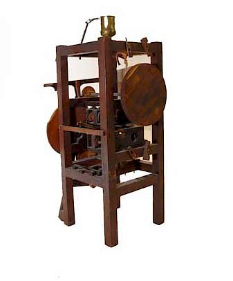 1838 W. Lewis Patent Model Blasting Fuse Machine