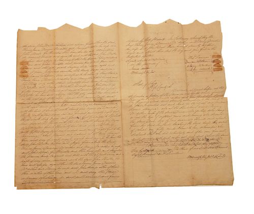 1817 Rofs County Ohio Land Indenture  McAruthur, John Walker and Others