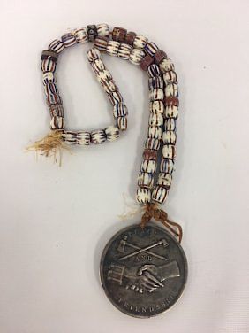 Dated 1845 James Polk Indian Peace Medal