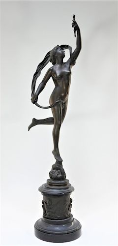 19C European Grand Tour Bronze Sculpture of Venus