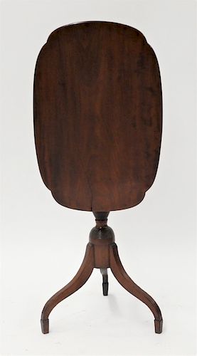 C.1810 NE Federal Cherry Tilt Top Candle Stand