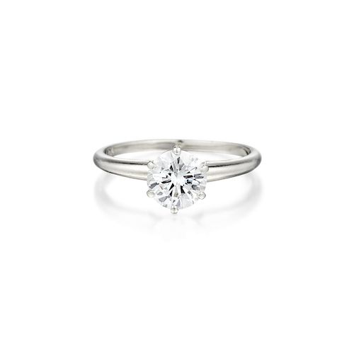 A 1.14-Carat E VVS2 Diamond Ring
