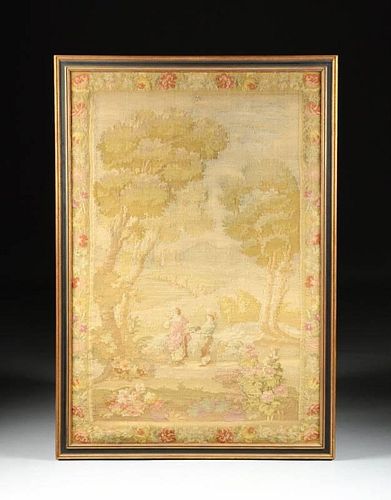 AN AUBUSSON TAPESTRY, 18TH/19TH CENTURY,