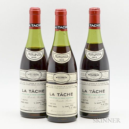 Domaine de la Romanee Conti La Tache 1985, 3 bottles