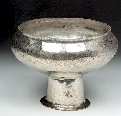 Inca Silver Chalice Vessel - 134.6 grams