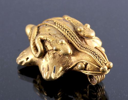 Tairona Gold Effigy Pendant 200-1600 CE