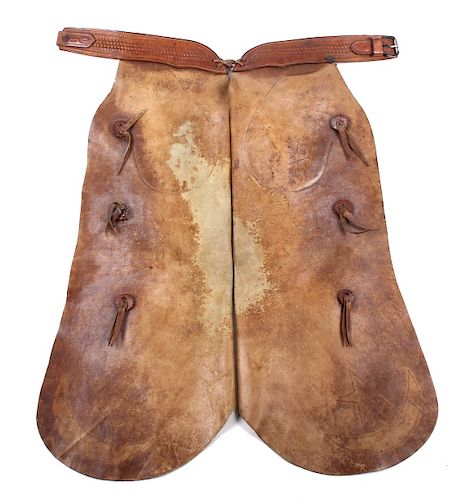 H.H. Heiser Leather Batwing Chaps