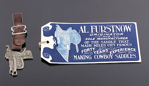 Al Furstnow Saddle Watch Fob and Shipping Tag