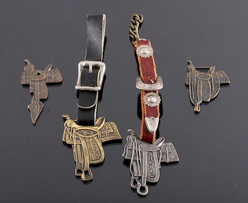 Western Saddle Maker Watch Fob Collection