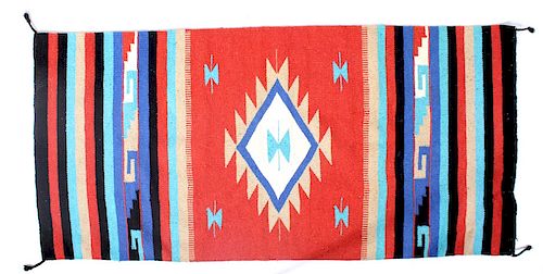 Navajo Native American Indian Hand Woven Rug