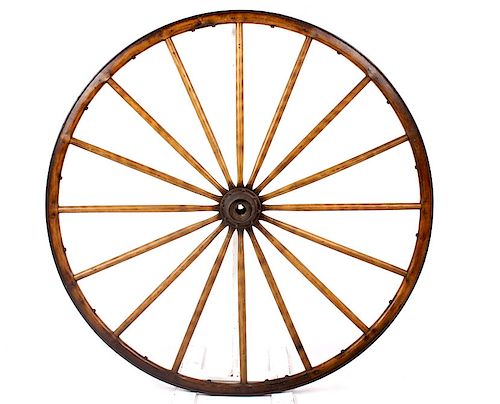 Early Montana Wagon Wheel