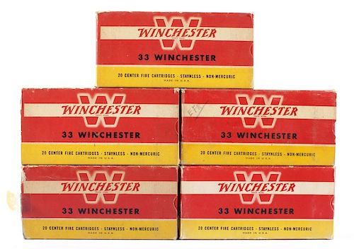 33 Winchester Ammo & Boxes Circa 1946 (5)
