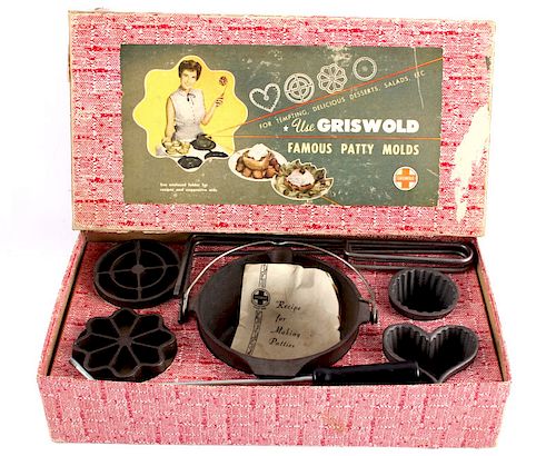 Griswold Cast Iron Patty Molds