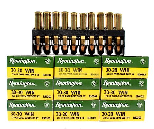 180 Un-Fired Rounds of Remington .30-30 Win 170gr